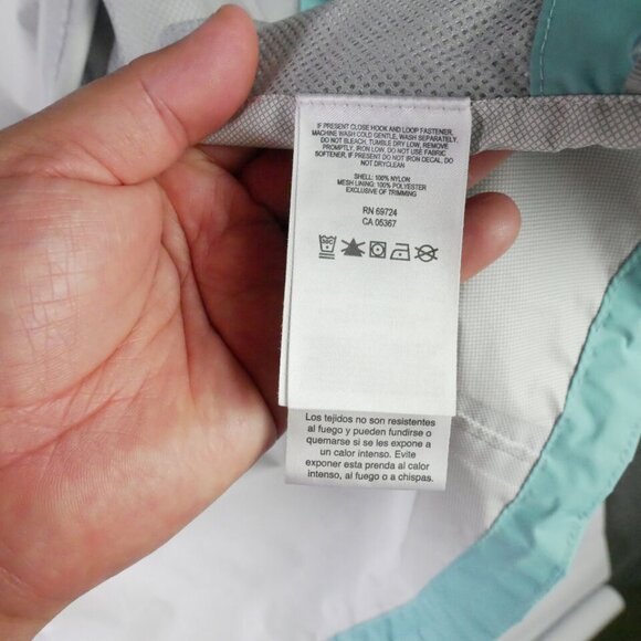 Columbia Jacket Women Size M Teal Hooded Omni Shield Full Zip Weather Proof READ - Picture 8 of 15